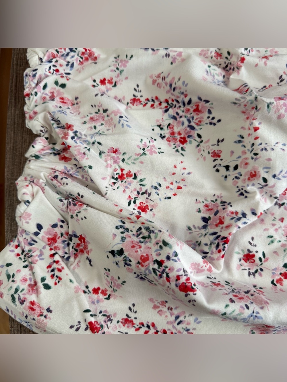 NWT Torrid White Floral Foxy Ruched Tube Top Sz 2, 2X, 18-20 - Picture 2 of 6